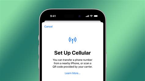 iPhone how to setup cellular